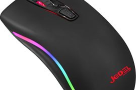 სადენიანი გეიმინგ მაუსი JEDEL M80 RGB განათებით და