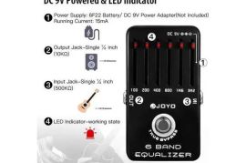 Used JOYO 6 BAND EQUALIZER გიტარის ეფექტ-პედალი