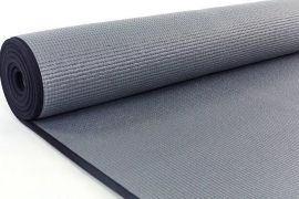 ✅️ფიტნეს პარალონი, იოგას ხალიჩა .შავი და ნაცრისფერ