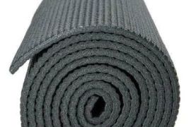 ✅️ფიტნეს პარალონი, იოგას ხალიჩა .შავი და ნაცრისფერ