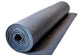 ✅️ფიტნეს პარალონი, იოგას ხალიჩა .შავი და ნაცრისფერ