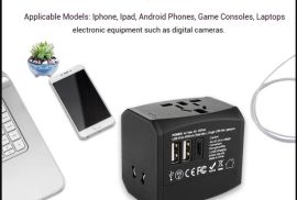 საერთაშორისო უნივერსალური 100-250V შტეფსელის ადაპტ