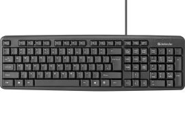 კლასიკური USB სადენიანი კლავიატურა defender Elemen