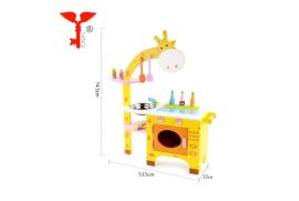 სათამაშოები ხის სათამაშო ფუნქციური ჟოზეს სამზარეულ