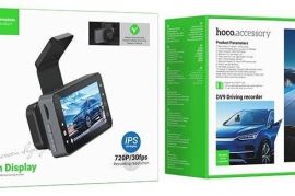 ???? HOCO DV9 ეკრანიანი ვიდეორეგისტრატორი – უსაფრთ