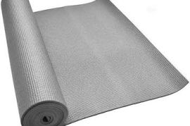 ✅️ფიტნეს პარალონი, იოგას ხალიჩა .შავი და ნაცრისფერ