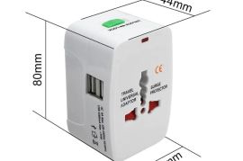 ყველა ერთში 2 USB ტიპის C პორტი დამტენი უნივერსალუ