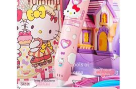 Sanrio 3D ბეჭდვის კალამი ბავშვებისთვის, სტერეოსკოპ