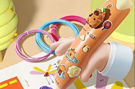 Sanrio 3D ბეჭდვის კალამი ბავშვებისთვის, სტერეოსკოპ