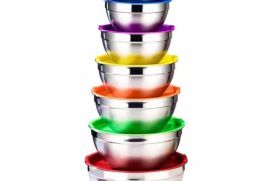 ✅️ უჟანგავი ფოლადის სასალათე ჯამები ბოსტნეულის და 