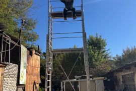 კიბე ხარაჩო საბურავებზე