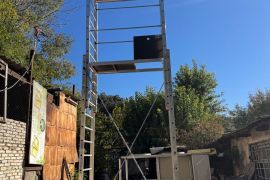 კიბე ხარაჩო საბურავებზე