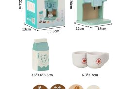 ყავის ნაკრები – ხის როლური სათამაშო კომპლექტი