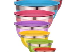 ✅️ უჟანგავი ფოლადის სასალათე ჯამები ბოსტნეულის და 