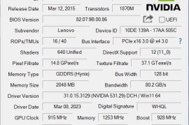 Lenovo E570 GTX i7-3.50GHz/16GBRAM/256GB+750GB