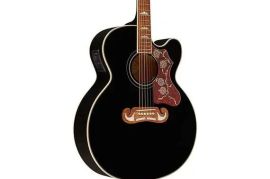 Epiphone EJ200SCE Black ელ.აკუსტიკური გიტარა