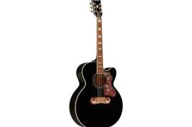 Epiphone EJ200SCE Black ელ.აკუსტიკური გიტარა