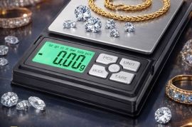 ✅ საიუველირო ციფრული სასწორი ⚖️ სიზუსტე: 0,01 გრ 