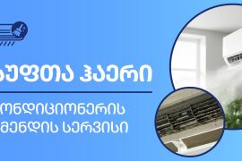 კონდიციონერის გარეცხვის და ანტიბაქტერიული სერვისი