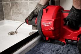 სანტექნიკი კანალიზაციის მილის გაწმენდა