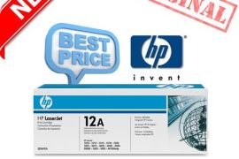 ახალი ორიგინალი HP პრინტერის კარტრიჯი 12A original HP printer cartridge laser print cartridge HP Q2612A оригинальный HP картридж HP 12A для принтеров HP ყიდვა თბილისი buy in Tbilisi купить в Тбилиси