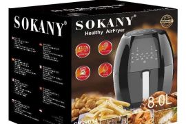 ✅️ Sokany SK-8014 აეროგრილი. მოცულობა 8 ლიტრი.  ✅️