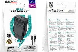 სწრაფი დამტენი BOROFONE BAS75A Source 30W Type-C კ
