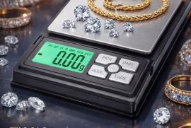 ✅ საიუველირო ციფრული სასწორი ⚖️ სიზუსტე: 0,01 გრ 