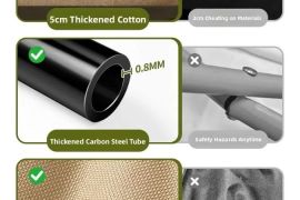 მსუბუქი პორტატული გარე სკამი, რეგულირებადი დასაკეც