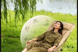 მსუბუქი პორტატული გარე სკამი, რეგულირებადი დასაკეც