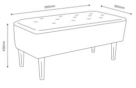 ხავერდის ბენჩი, პუფი, სათავსო