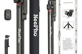 შტატივი-მონოპოდი NeePho NP-Z1 194სმ პულტით და ჩასა