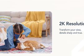 GNCC-ის შიდა უსაფრთხოების კამერა, 2K, მოძრაობის დე