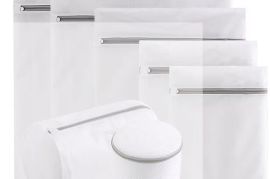 წვრილი ბადისებრი სამრეცხაო ჩანთა 5ც. ტანსაცმლის მო