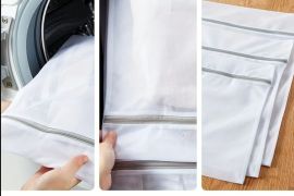 წვრილი ბადისებრი სამრეცხაო ჩანთა 5ც. ტანსაცმლის მო