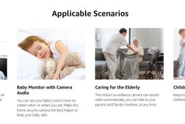 2K JAIOTLINK ბავშვის მონიტორი ტელეფონის აპლიკაციით