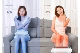 ფეხის აბაზანის ვედრო მასაჟორი, დასაბანად, გათბობით