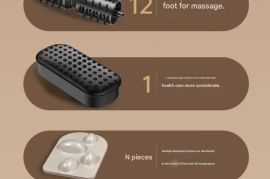 ფეხის აბაზანის ვედრო მასაჟორი, დასაბანად, გათბობით