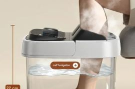 ფეხის აბაზანის ვედრო მასაჟორი, დასაბანად, გათბობით