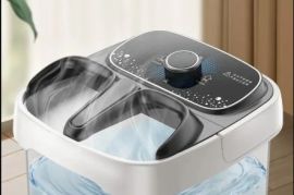 ფეხის აბაზანის ვედრო მასაჟორი, დასაბანად, გათბობით