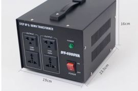 ძაბვის ტრანსფორმატორი  1000W, AC 110V-დან 220V-მდე