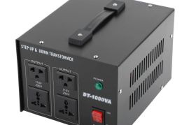 ძაბვის ტრანსფორმატორი  1000W, AC 110V-დან 220V-მდე