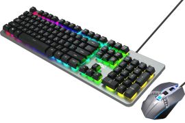 გეიმინგ კლავიატურა და მაუსი AOC KM410 ღილაკების მე