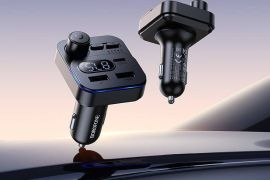 ავტომობილის FM მოდულატორი BOROFONE BC61 Ocean PD 3