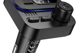 ავტომობილის FM მოდულატორი BOROFONE BC61 Ocean PD 3