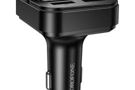 ავტომობილის FM მოდულატორი BOROFONE BC61 Ocean PD 3