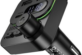 ავტომობილის FM მოდულატორი BOROFONE BC61 Ocean PD 3