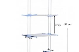 ✅️ ვერტიკალური, 3 იარუსიანი სარეცხის საშრობი. ✅️ ფ