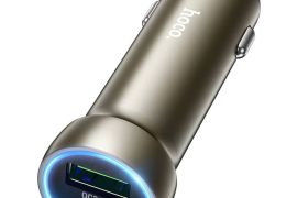 მანქანის დამტენი hoco Z54A Prosperous 48W მეტალის 