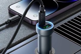 მანქანის დამტენი hoco Z54A Prosperous 48W მეტალის 